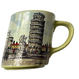 LEANING TOWER 0f PISA Mug Made in Italy Mug Leans Not Liquid 16oz